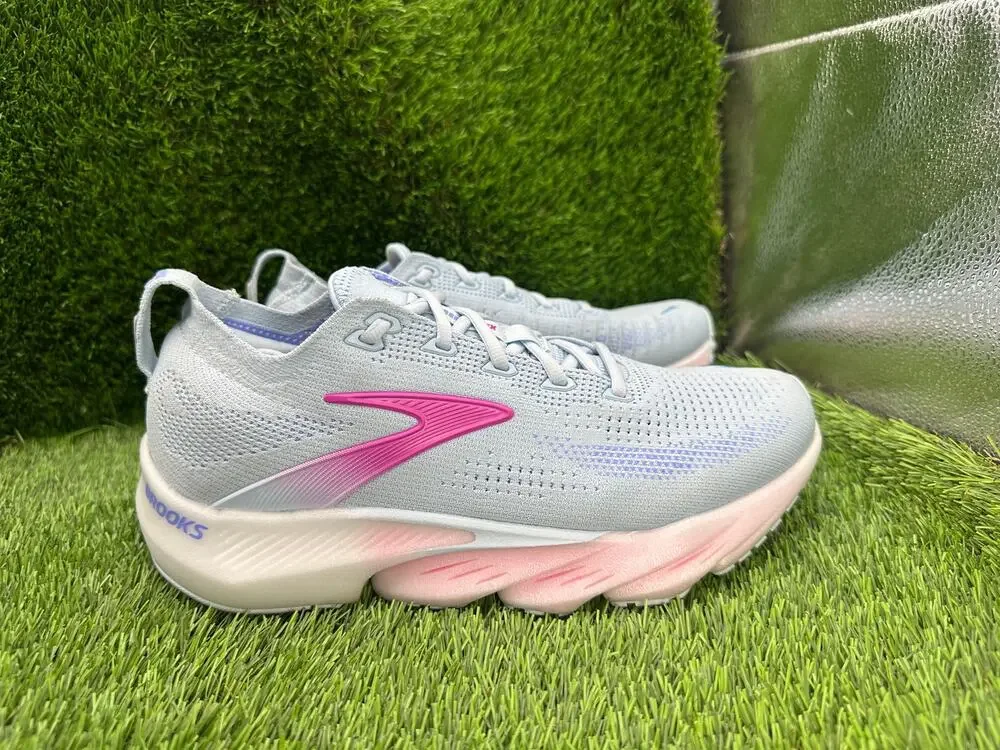Brooks Glycerin Flex 1204671B477 Athletic Sneaker Womens 8.5B Blue Knit Running